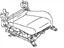 Infiniti 873A2-3GN5B Cushion & Adjuster Assy-Front,RH
