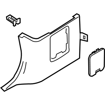 Infiniti 66901-AC701 Finisher-Dash Side,LH