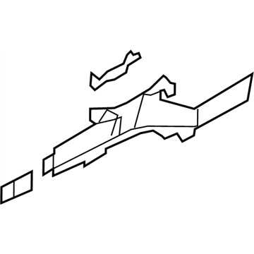 Infiniti 75130-1CA0N Plate-Closing,Front Side Member RH