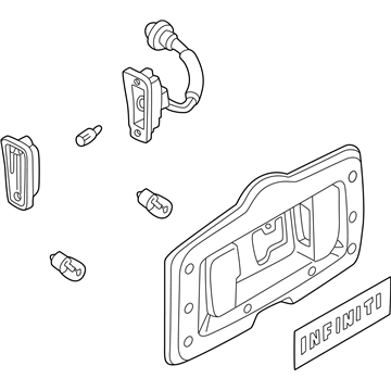 Infiniti 26540-3W713 Lamp Assembly-Back Up