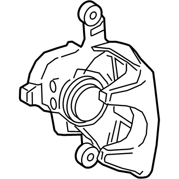 Infiniti 44001-5DA0B Caliper Assy-Rear RH,W/O Pad & Shim