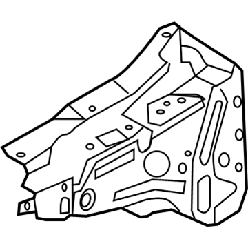 Infiniti 64181-1LA0A Reinforcement-HOODLEDGE LH