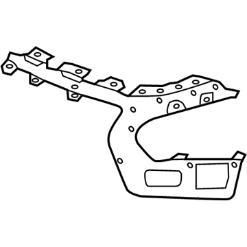 Infiniti 62059-9NC0A Frame-Front Bumper Side,LH