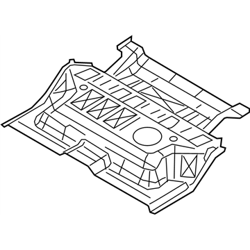 2014 Infiniti QX80 Floor Pan - G4512-1LAMA