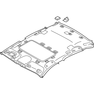 Infiniti 73910-4AN1A Headlining Assy