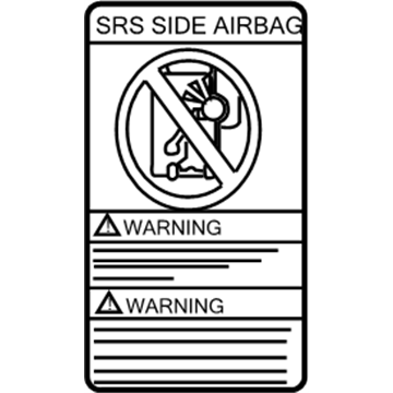 Infiniti 98591-4Y900 Label-Air Bag