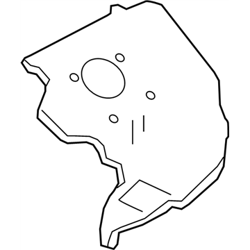 Infiniti 14450-5CA0A INSULATOR-Heat,Turbine Housing