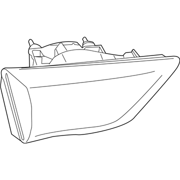 Infiniti 26544-1CA0A Housing ASY-Back Up LMP,RH