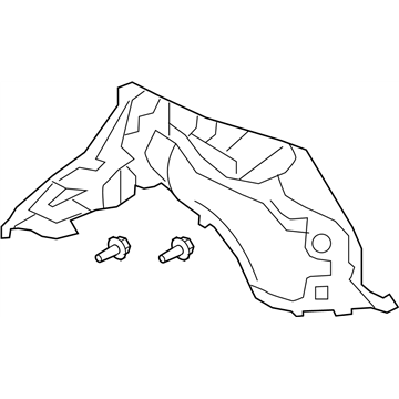 84951-1BG0D Infiniti FINISHER-LUGG Sd,Lower LH Illustration 1 of 1