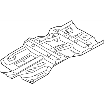 Infiniti QX50 Floor Pan - G4321-5UBMA