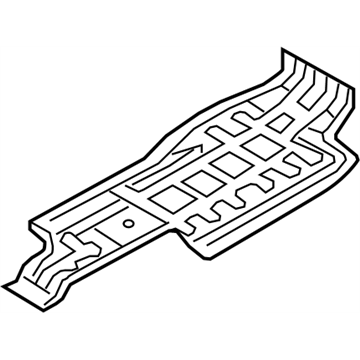 Infiniti 74754-1LA0A INSULATOR Heat FRNT