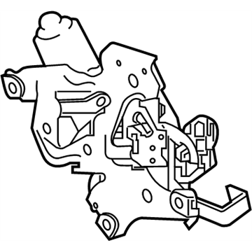 Infiniti 82545-1PM0A Closure Assy-Rear Door,LH