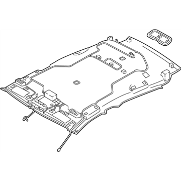 Infiniti 739B0-5DD5C Module Assembly-Roof Trim