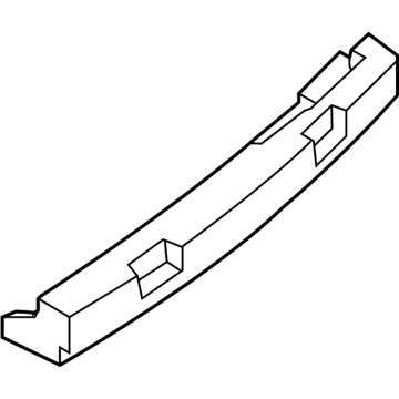 Infiniti 85092-3JA0A Absorber-Energy,Rear Bumper