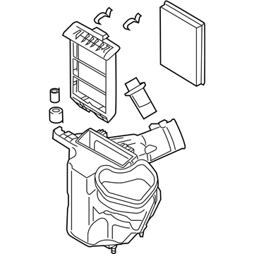 Infiniti 16500-1CA1C Air Cleaner