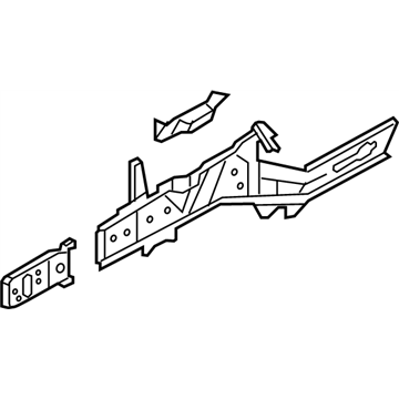 Infiniti 75131-1MA0A Plate-Closing,Front Side Member LH