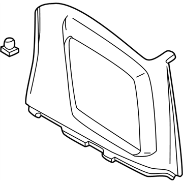 Infiniti 76934-3W702 Finisher-Luggage Side,Upper RH