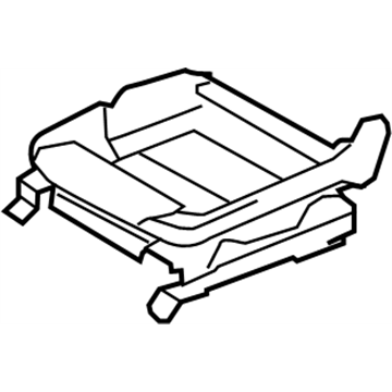 Infiniti 87351-JK76A Frame Assembly - Front Seat Cushion