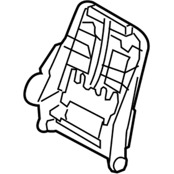 Infiniti 87651-JK76A Frame Assembly-Front Seat Back