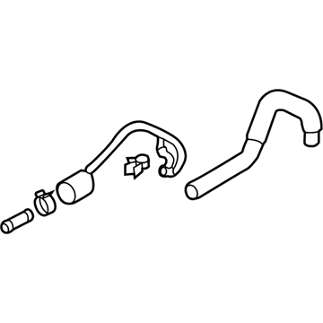 Infiniti 21513-4GA0B Hose-Sub,Radiator