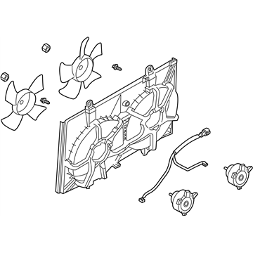 Infiniti FX35 Radiator fan - 21481-CL80A