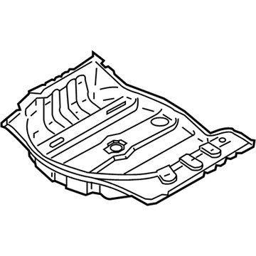 2010 Infiniti M35 Floor Pan - 74514-EH130