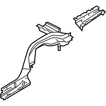 Infiniti 75508-EH10A Member-Side,Rear RH