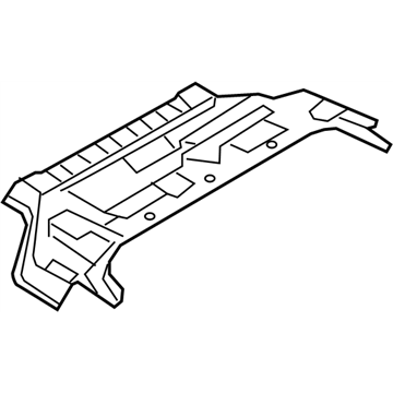 Infiniti 84911-4GA1A Finisher-Trunk,Upper