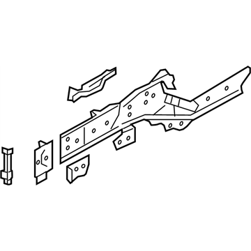 Infiniti 75130-4GA0B Closing Plate-Front Side Member,RH