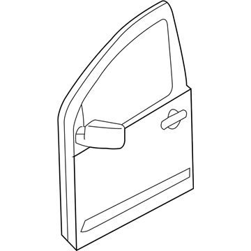 Infiniti H0100-ZQ5MA Door Front RH