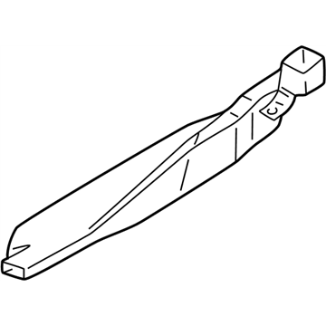 Infiniti 27833-5Y700 Duct-Heater Floor,Rear