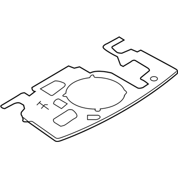 Infiniti 79490-4GA0A Insulator-Parcel Shelf