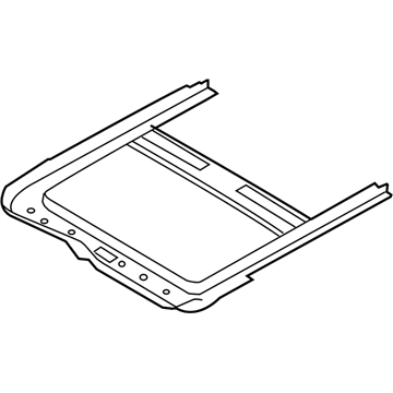 Infiniti 91350-1BA1A Rail Assy-Sunroof