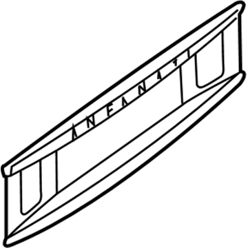 Infiniti 90819-ZH74A FINISHER Assembly, Bk Dr, SIDEL