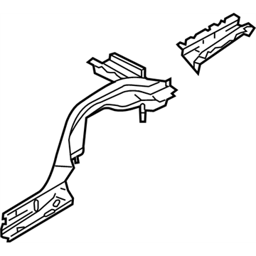 Infiniti 75508-JK00A Member-Side,Rear RH