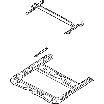 Infiniti 91306-3JA2A Rail Complete-SUNROOF