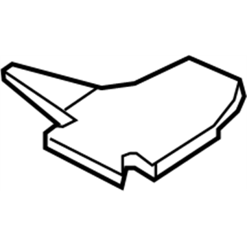 849A8-5CN0A Infiniti Spacer-Luggage Floor Trim Illustration 1 of 1