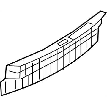 84992-5CN0A Infiniti Plate-Luggage,Rear Illustration 1 of 1