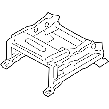 Infiniti 87550-1LB2A Slide Assembly-Seat