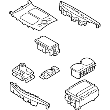 Infiniti 96941-1MA1D FINISHER - Console Indicator