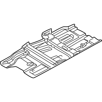 2004 Infiniti M45 Floor Pan - 74321-CR930