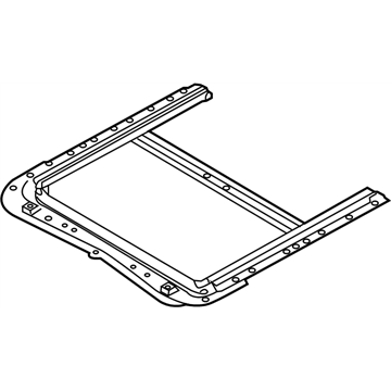 Infiniti 91350-1PM3A Rail Assy-Sunroof