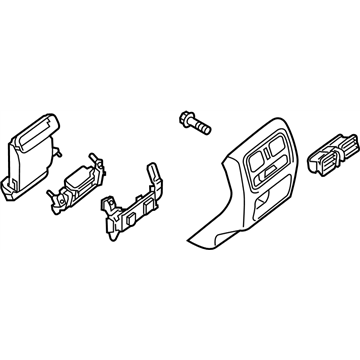 96930-3JA0B Infiniti Console Box Finisher Illustration 1 of 1