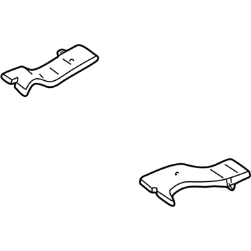 Infiniti 27832-0W000 Duct-Heater Floor,Rear