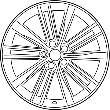 D0C00-5CA4A Infiniti Wheel-Aluminum Illustration 1 of 1