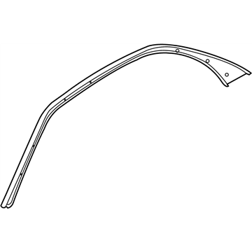 Infiniti 76870-AG000 Retainer-Weatherstrip,RH