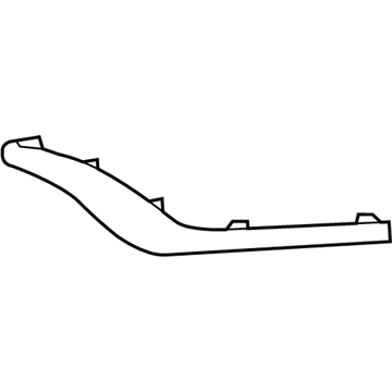 Infiniti 62076-6GW0A Moulding-Front Bumper,RH