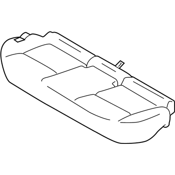 88300-4DP4D Infiniti Rear Seat Cushion Assembly Illustration 1 of 1