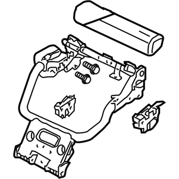 Infiniti 88180-7S001 Support-Rear Seat