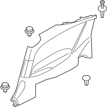 Infiniti 76900-5CA0D Finisher-Rear Side,RH